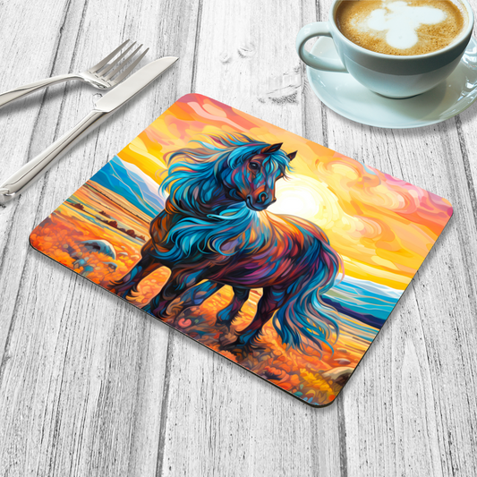 Shetland Pony Wooden Placemat