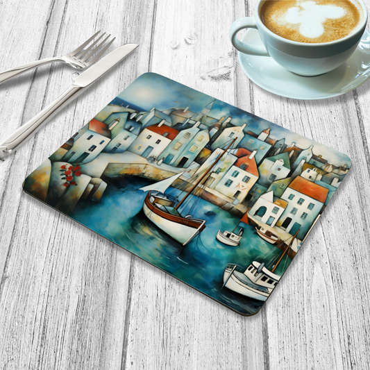 Harbour Hues Wooden Placemat