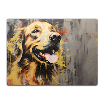 Retriever Radiance Textured Glass Chopping Boards