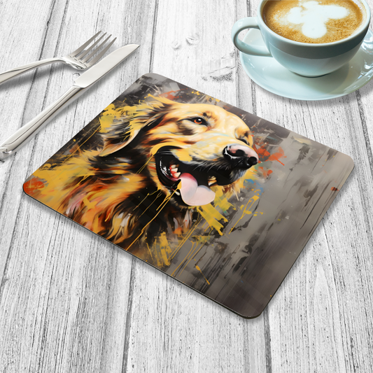 Retriever Radiance Wooden Placemat