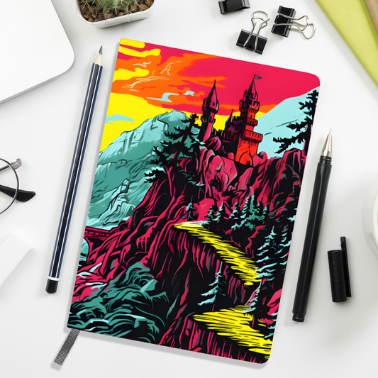 Crimson Keep Allover Printed Lined Journal