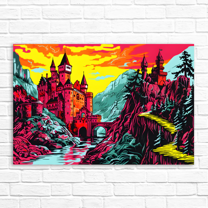 Crimson Keep  Deluxe Box Landscape Canvas Prints
