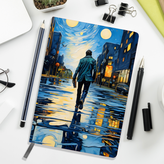 City Walker Allover Printed Lined Journal