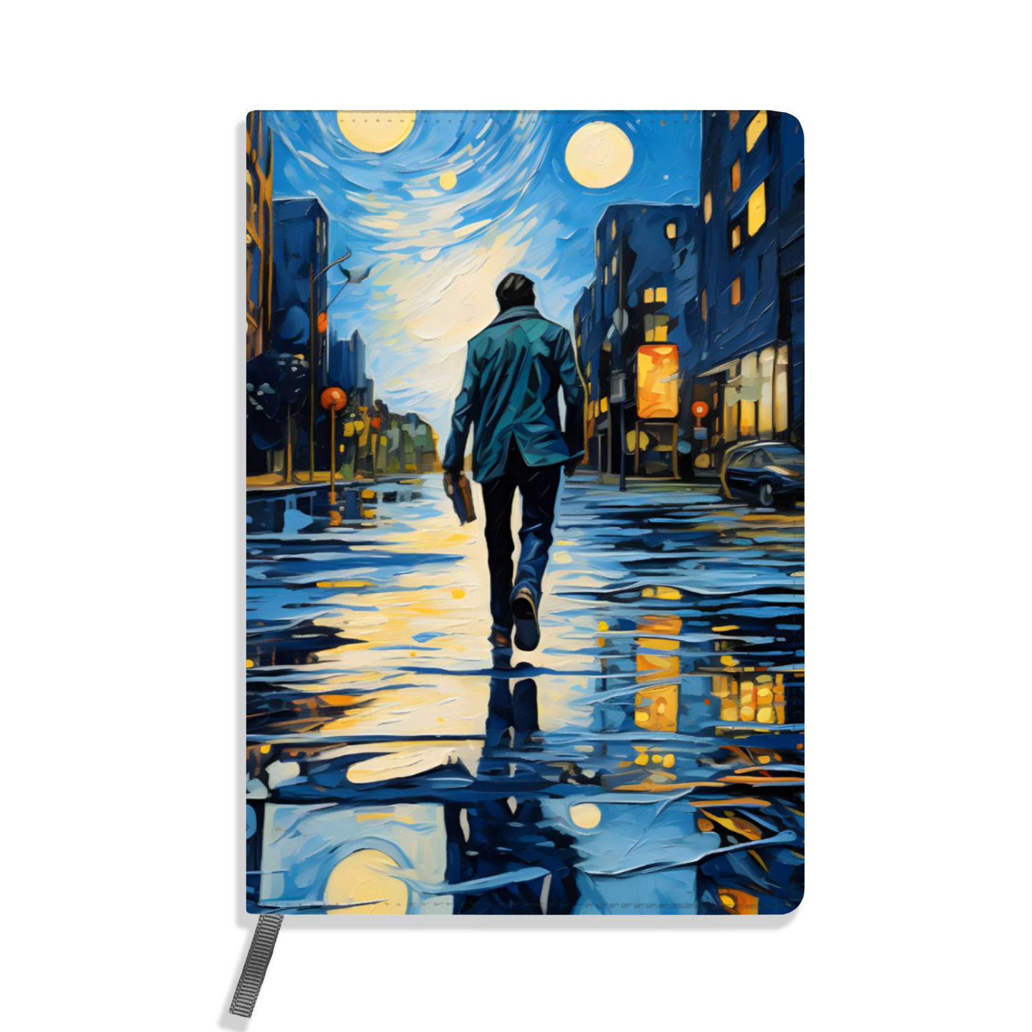 City Walker Allover Printed Lined Journal