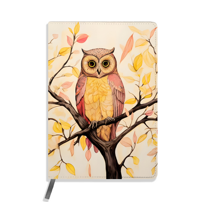 Owls Perch  Allover Printed Lined Journal