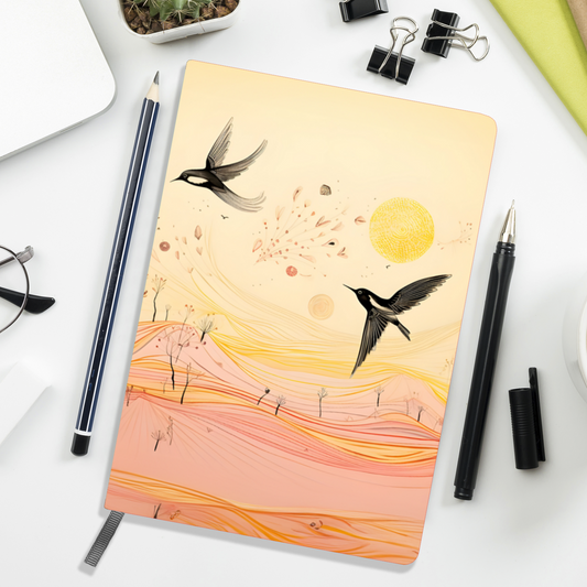 Harmony Of Swifts Allover Printed Lined Journal