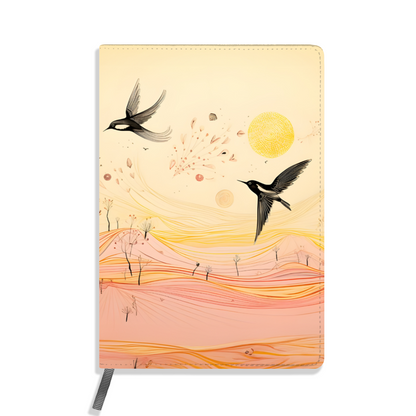 Harmony Of Swifts Allover Printed Lined Journal
