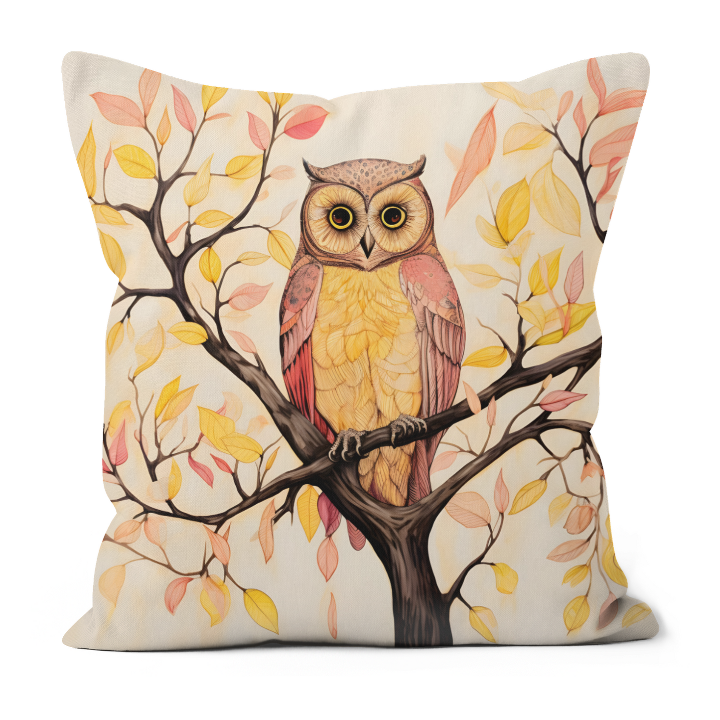 Owls Perch  Hand Made Poly Linen Cushions