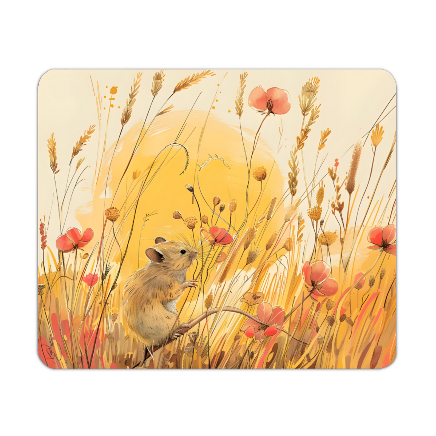 Meadow Mouse Wooden Placemat