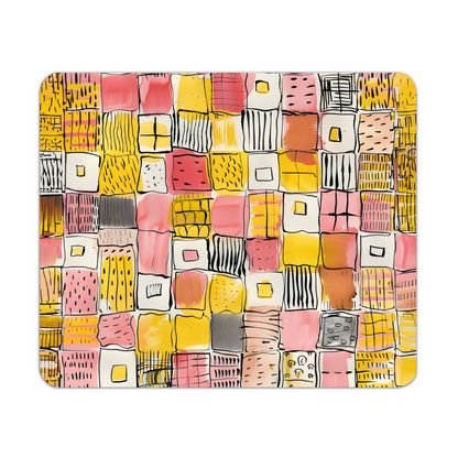 Patchwork Delight Wooden Placemat