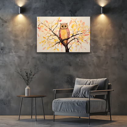 Owls Perch  Deluxe Box Landscape Canvas Prints