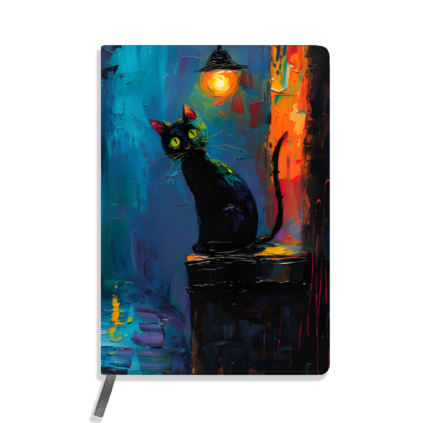 Nocturnal Guardian Allover Printed Lined Journal