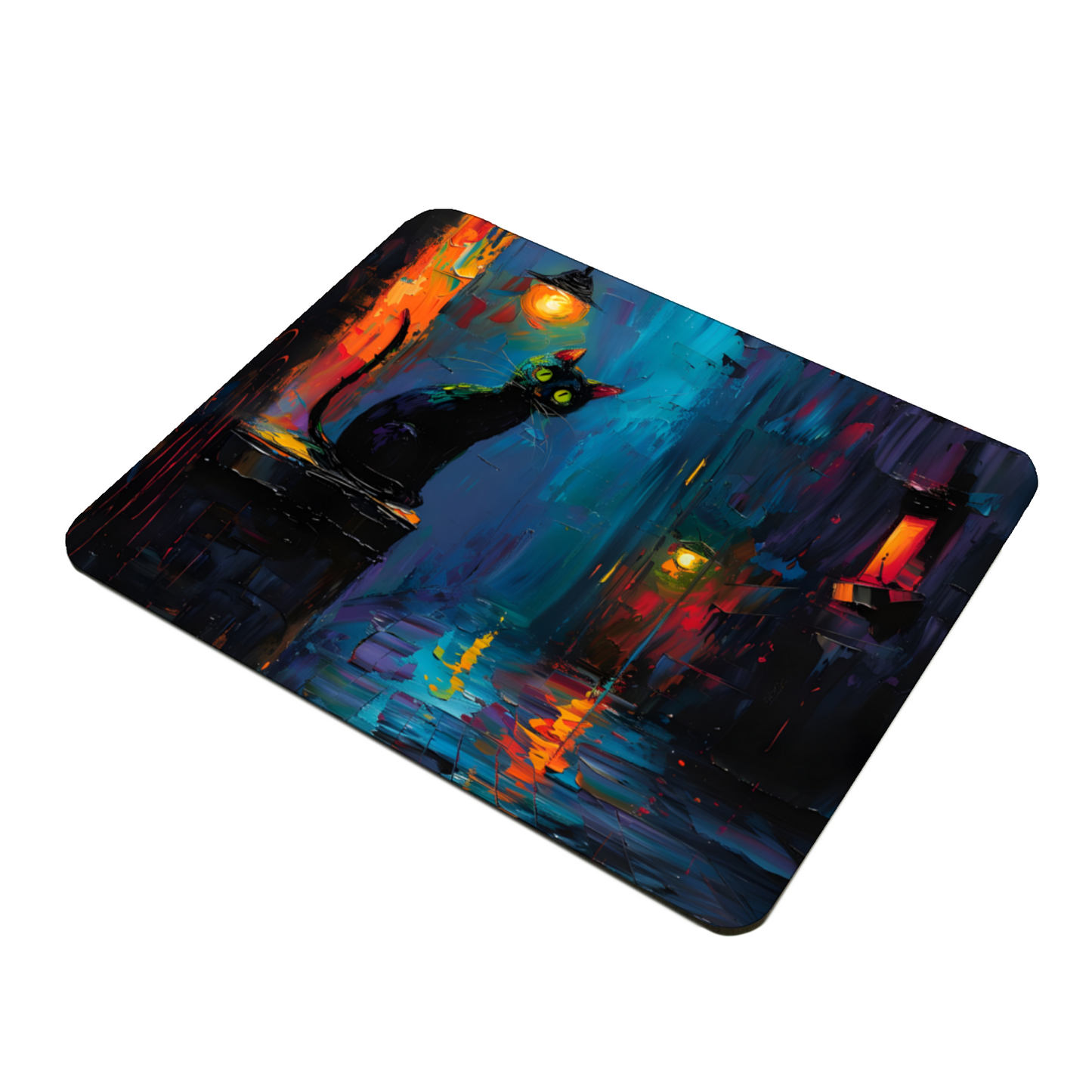 Nocturnal Guardian Wooden Placemat