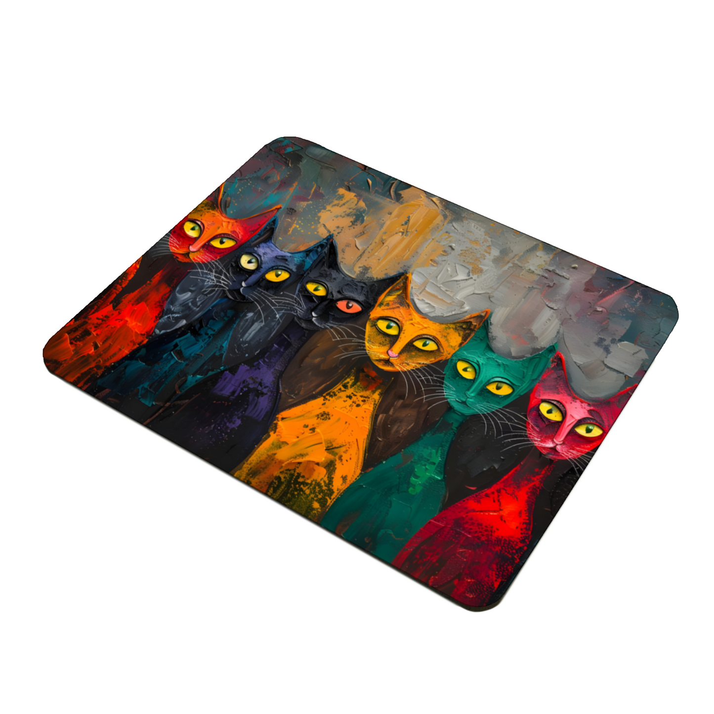 Council of Whiskers Wooden Placemat