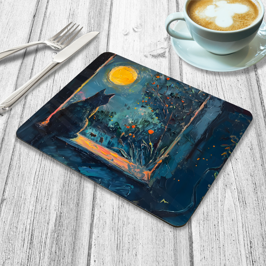Window to the Wild Wooden Placemat