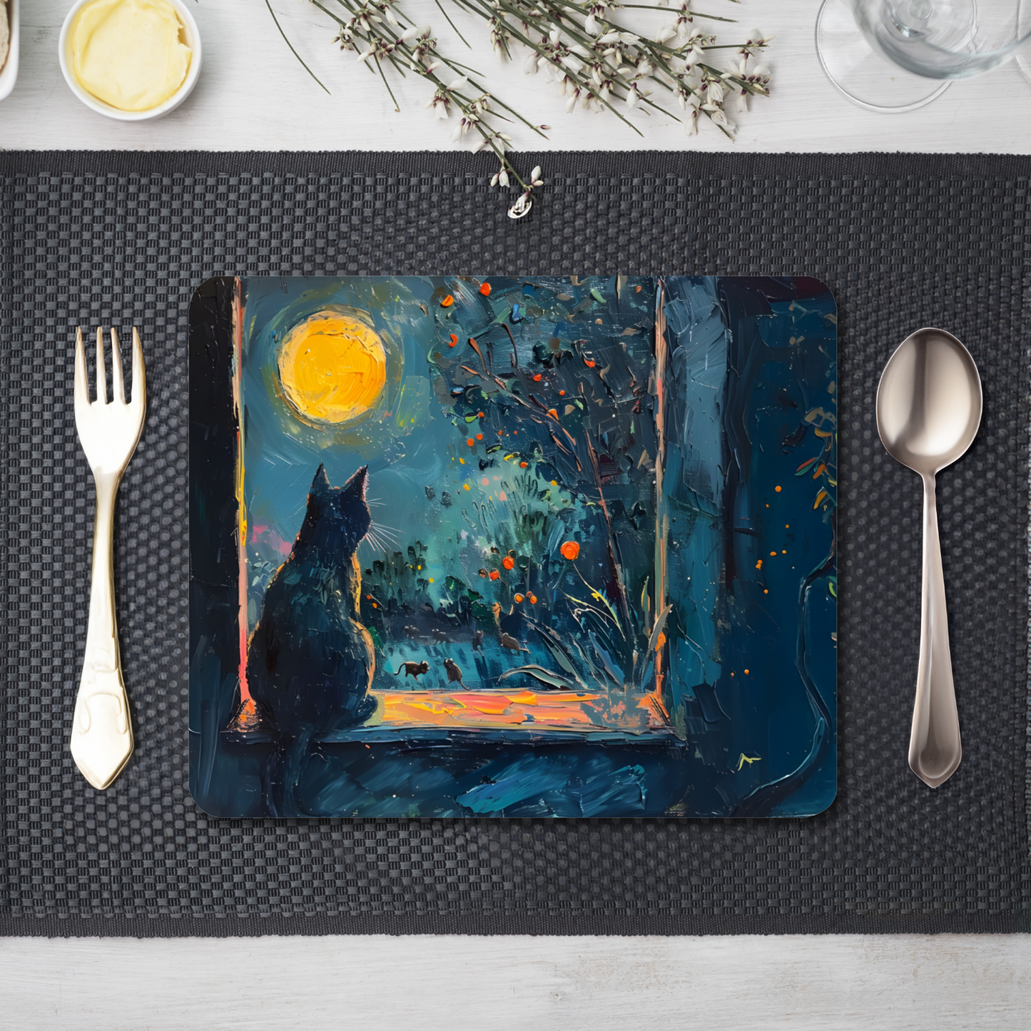 Window to the Wild Wooden Placemat
