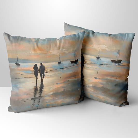 Twilight's Embrace  Hand Made Poly Linen Cushions