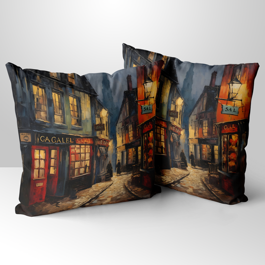 Twilight Alcove  Hand Made Poly Linen Cushions