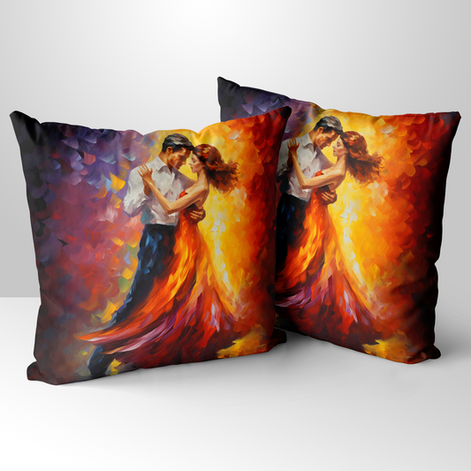 Rhythms of Passion Hand Made Poly Linen Cushions