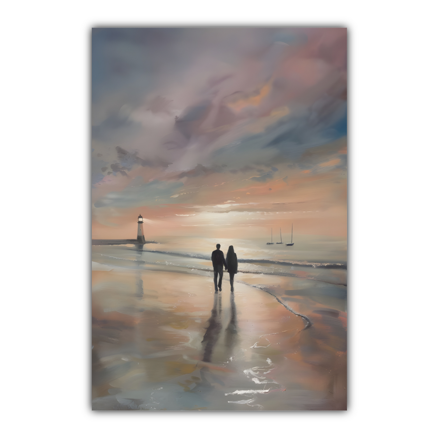 Sunset's Promise  Deluxe Box Portrait Canvas Prints