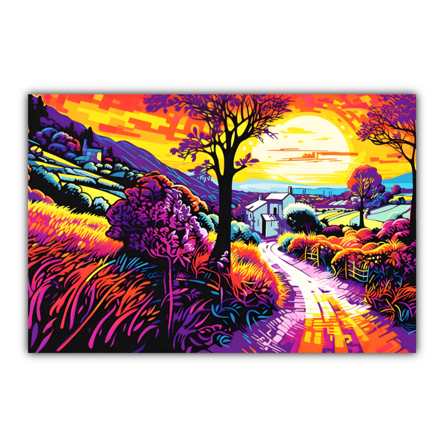 Pastoral Palette  Deluxe Box Landscape Canvas Prints