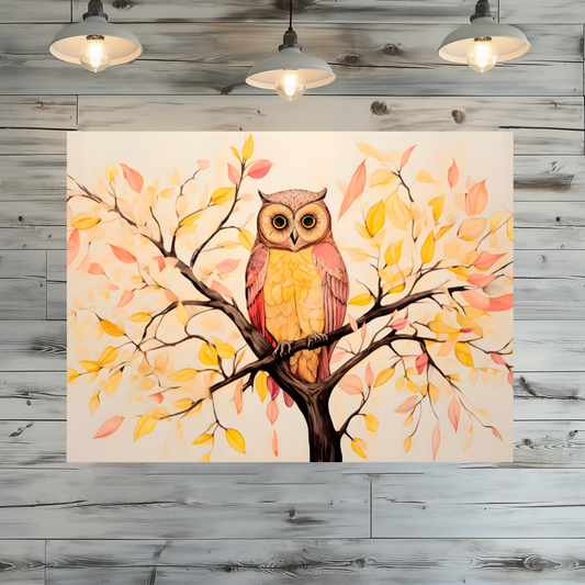 Owls Perch Premium Landscape Aluminum Prints